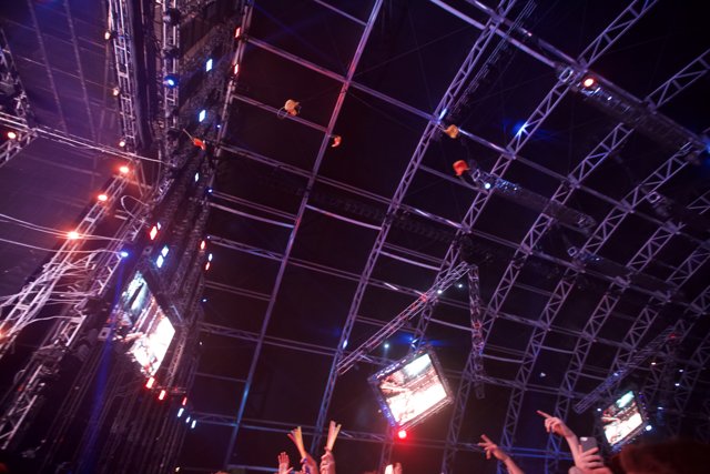 Spotlight on the Rock: Massive Crowd at Coachella 2014