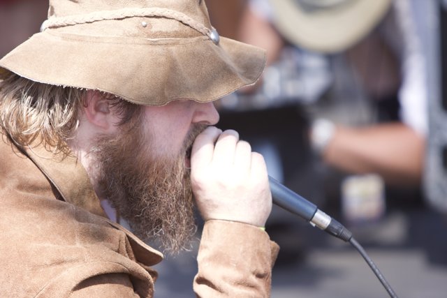 Tom Walker Performing with his Signature Beard