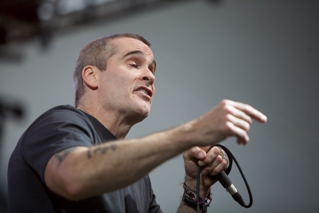 Henry Rollins Rocking the Mic with His Ink