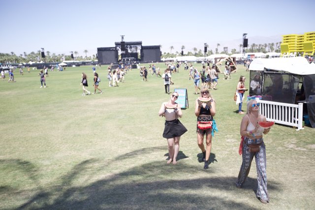 Coachella Crowd Takes Over the Fields