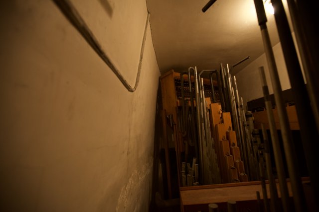 The Grandeur of the Wood Pipe Organ in a Church