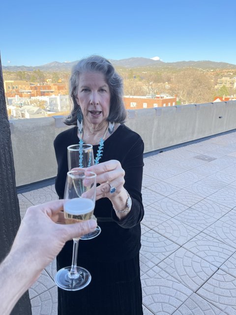 A Toast to the Blue Skies