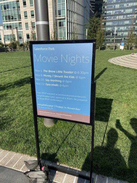 Movie Night at Salesforce Transit Center