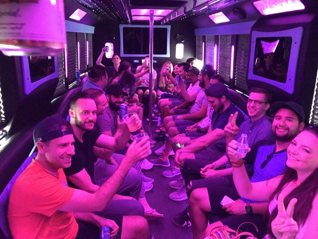 Night Out on the Purple Limo