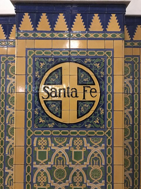 Santa Fe Depot Sign