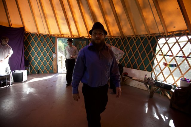 Inside the Yurt