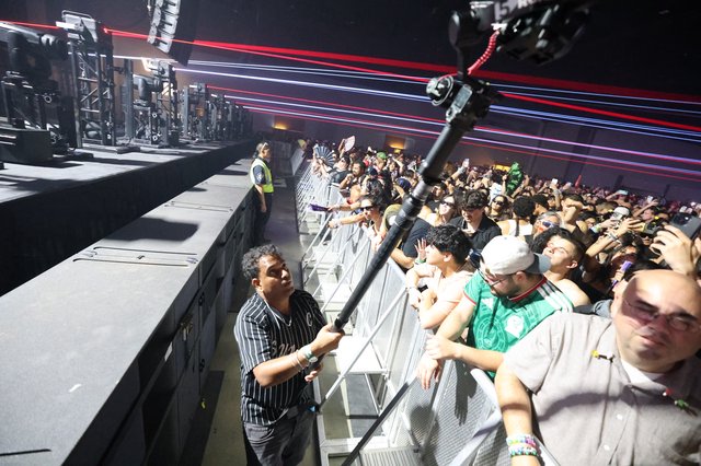 Crowd Surges at Wobbleland 2026 Laser-Lit Arena