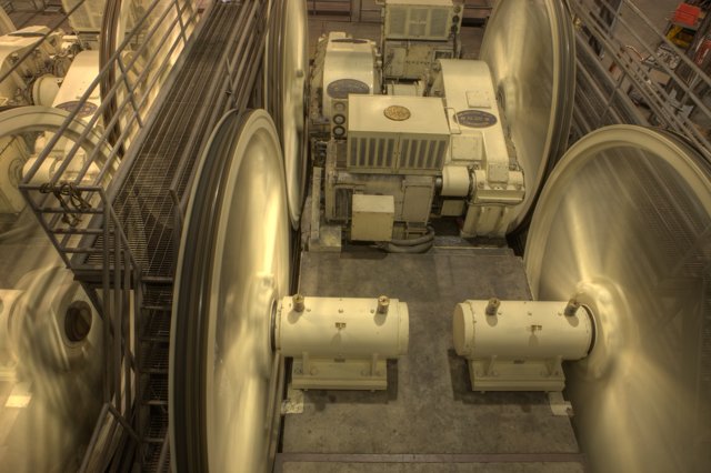 Industrial Generator in a Factory