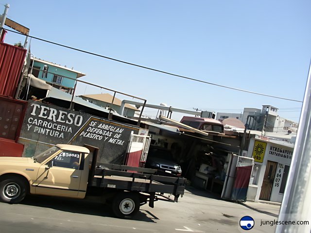 Parked Pickup Truck in Ensenada