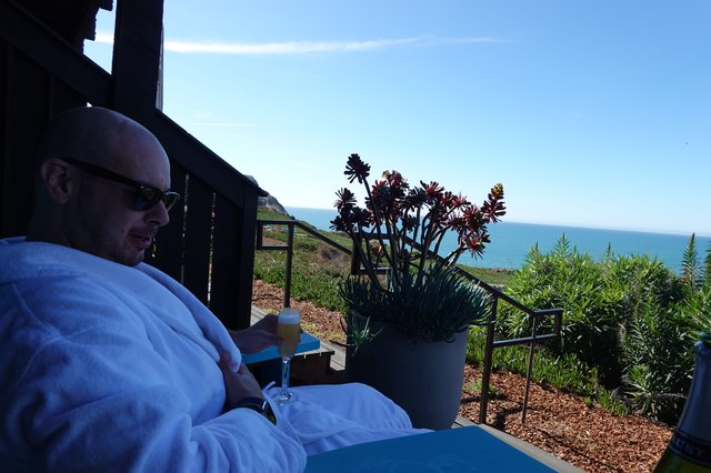 Relaxing with Ocean View and Mimosa