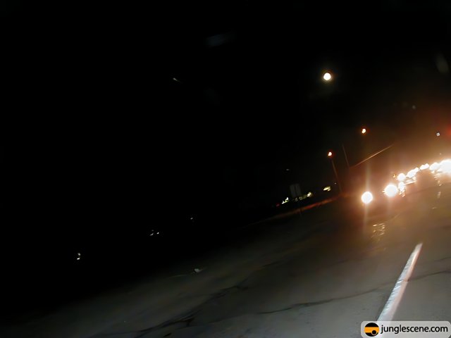 Night Drive on the Freeway