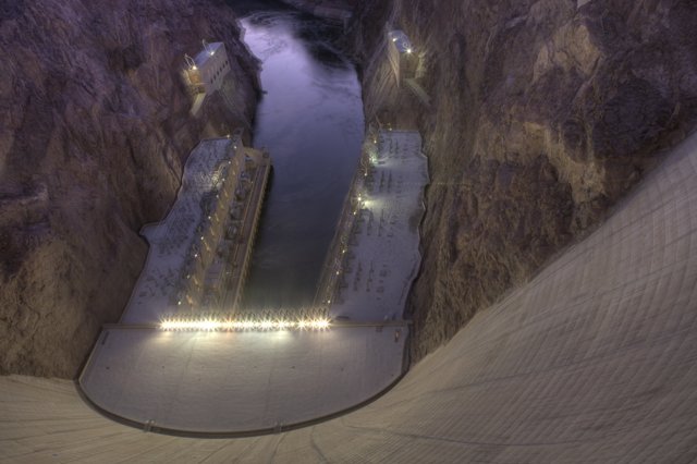 A Bird's Eye View of the Iconic Hoover Dam