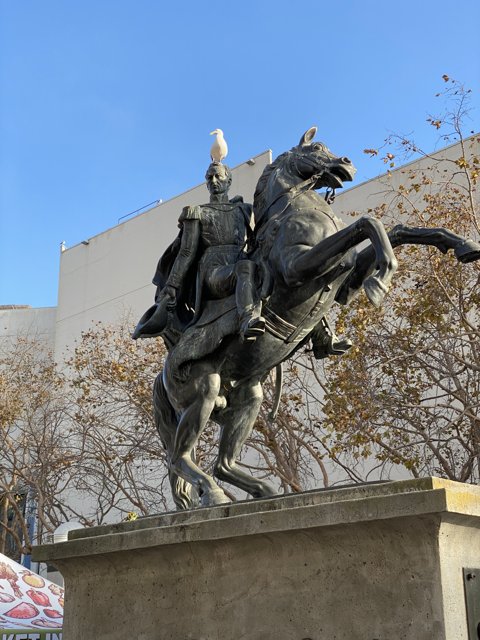 Monument of a Man and His Horse