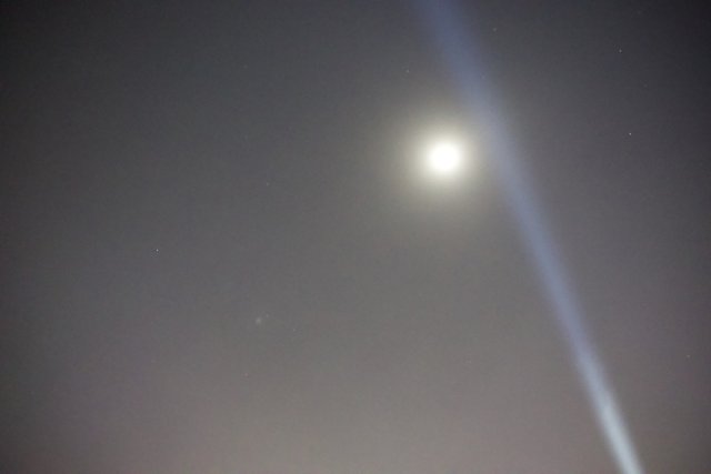 Celestial Showcase: The Moon and Night Sky at Coachella 2024