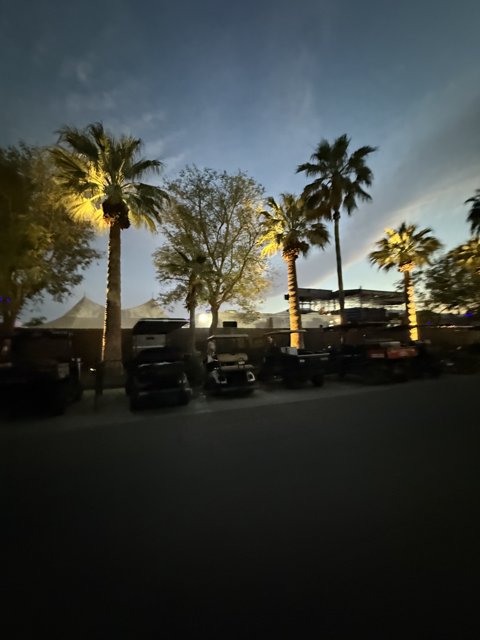 Dusk at the Empire Polo Club