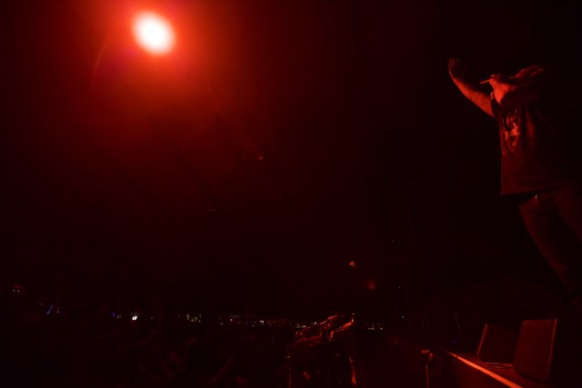 Spotlight on the Crowd: Man Rocks Coachella Stage