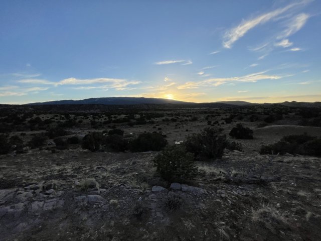 Desert Sunset Panorama