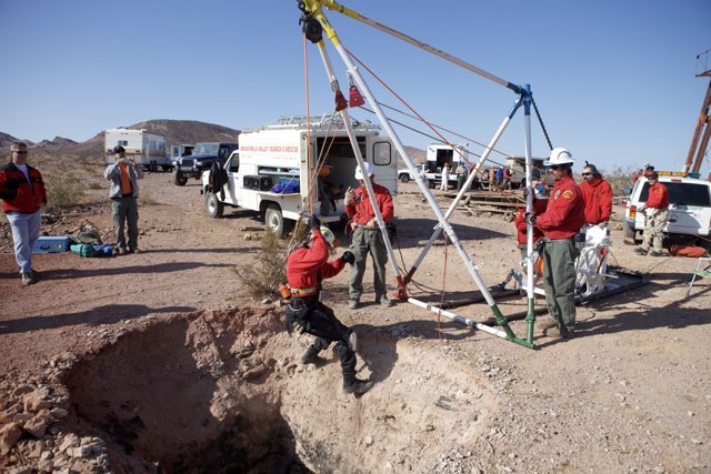 Mine Rescue Mission: Workers Uncover Mysterious Hole
