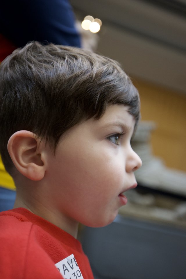 Young Boy in Profile at Baby Rave Event
