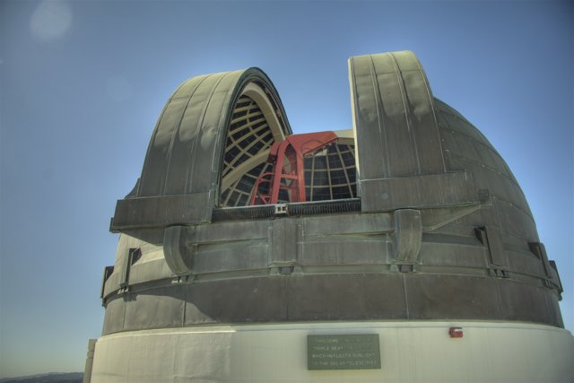 The Observatory Dome Against a Blue Sky