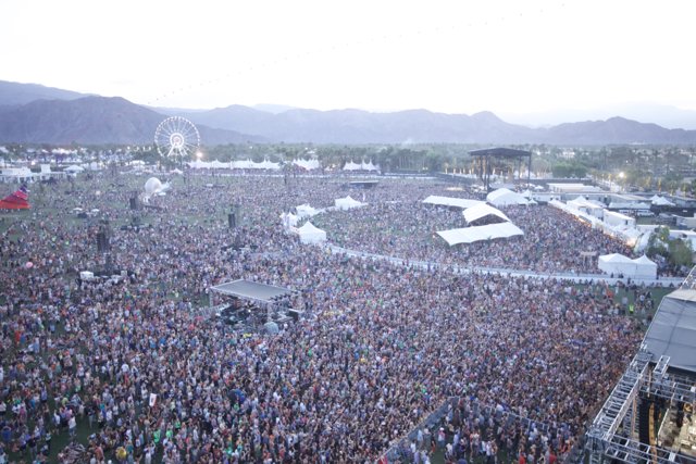 The Massive Crowd at Coachella