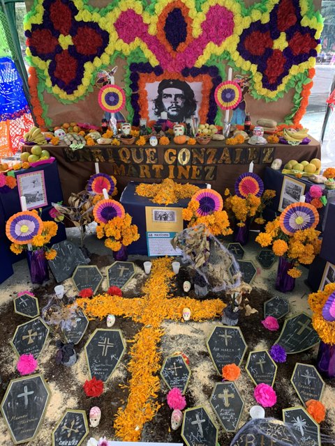 A Colorful Altar Display