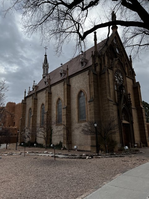 Gothic Architecture in the Heart of Santa Fe