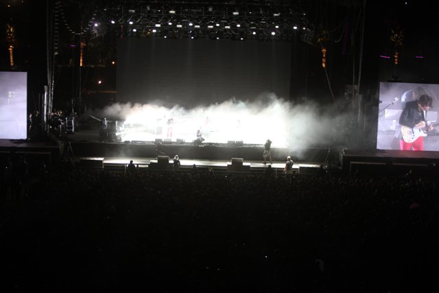 Smoke-filled Concert Performance