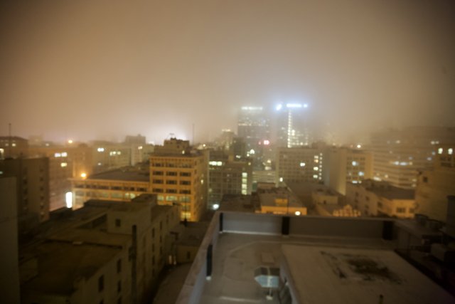 Foggy Night in the City