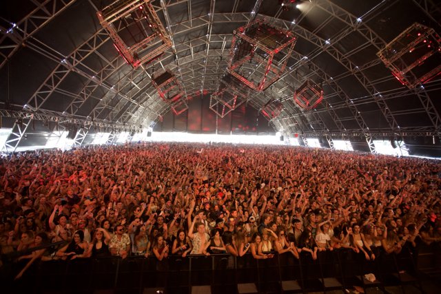Coachella 2016 Crowd in Auditorium