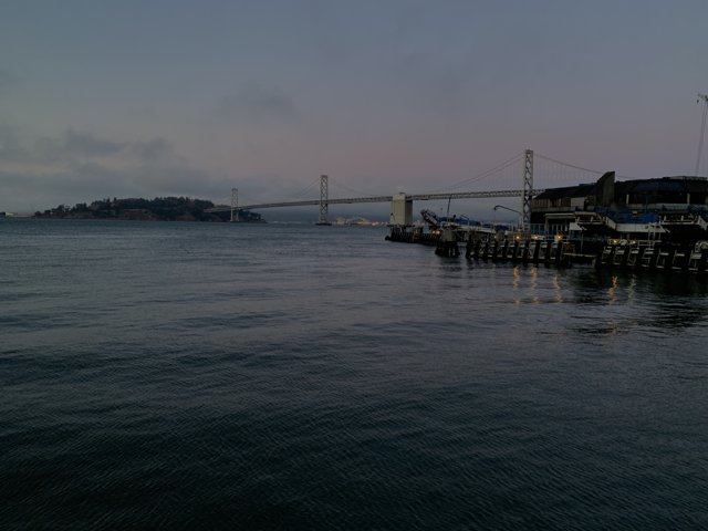 Bay Bridge View from Ferry Terminal