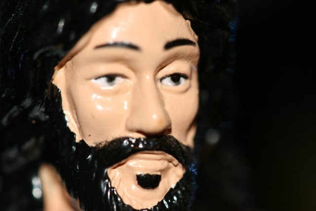 Jesus Figurine Close-Up
