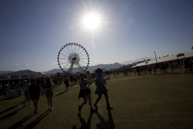 Sunlit Silhouettes at Coachella 2024
