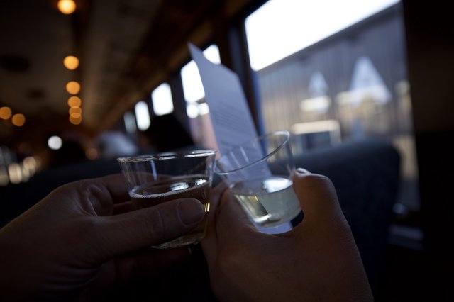 Intimate Toast at Dusk in Santa Fe