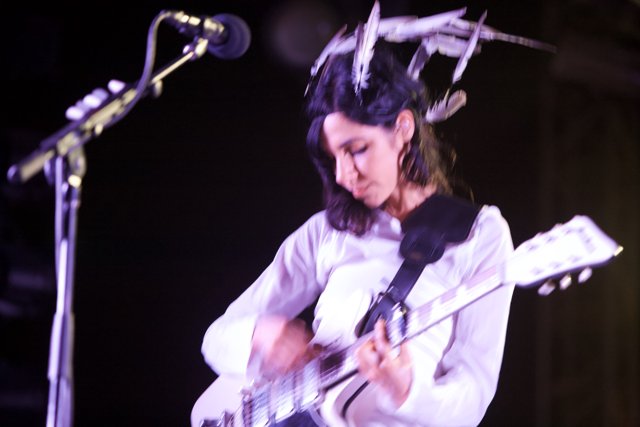 White Hat Guitar Goddess