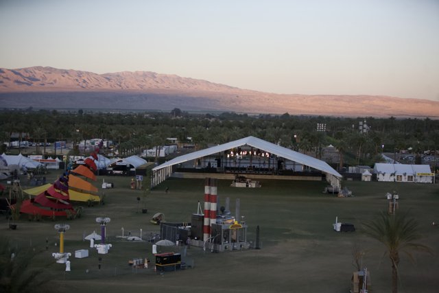Coachella Main Stage and Mountain View