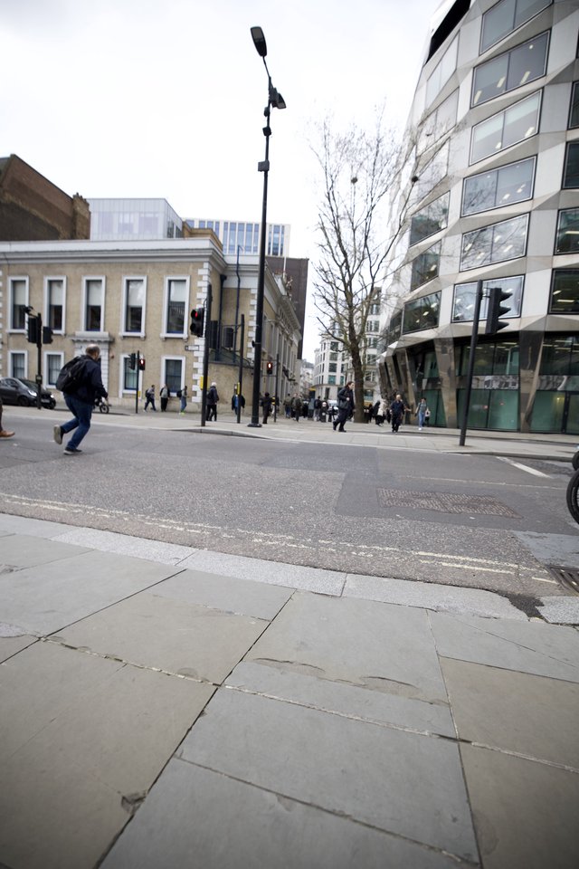 Urban Street Scene in Contemporary London