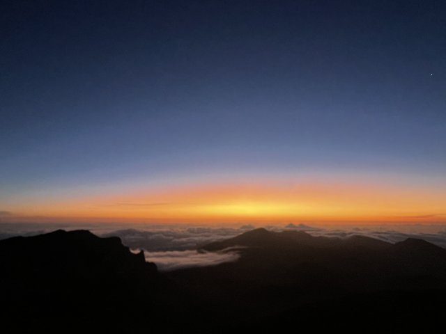 Dawn Breaks Over the Majestic Haleakalā Mountains