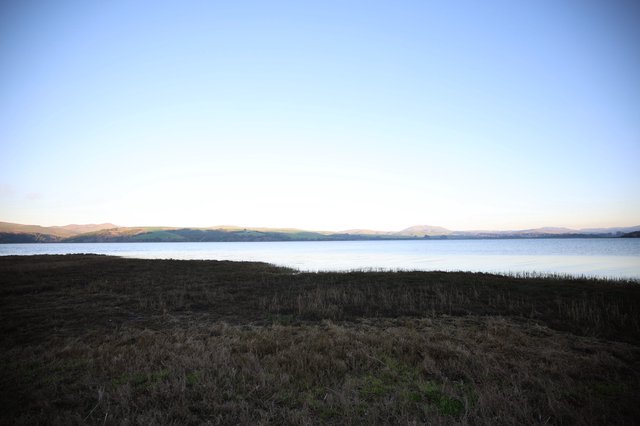 Tranquil Shoreline View of Drakes Bay at Dusk