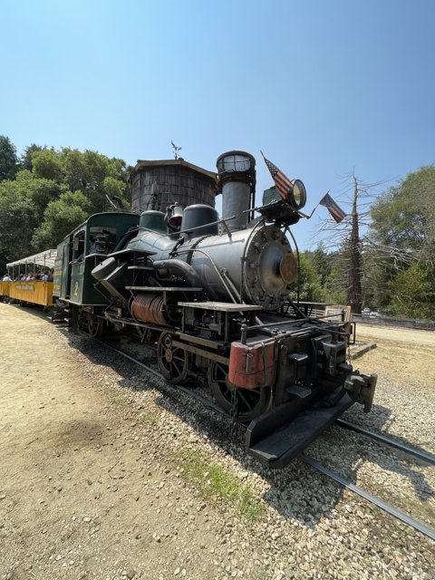 Locomotive on the Tracks