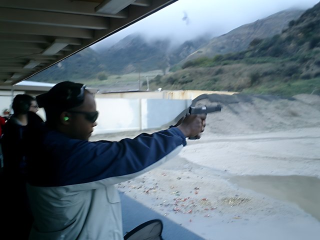 Target Practice in the Angeles Rains