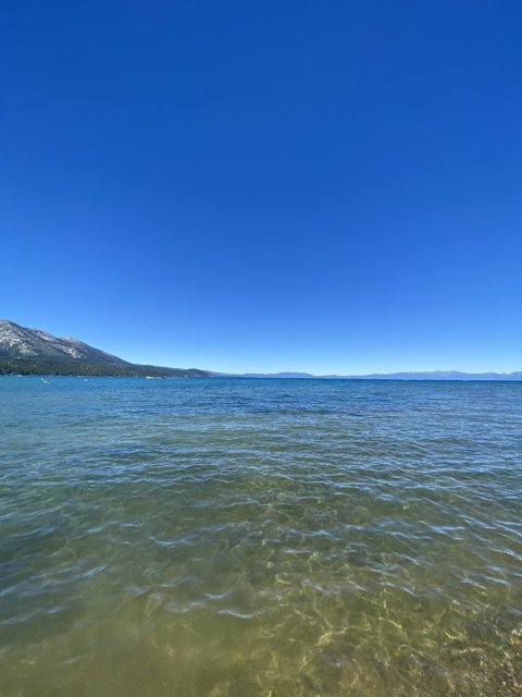 Serene View of Lake Tahoe
