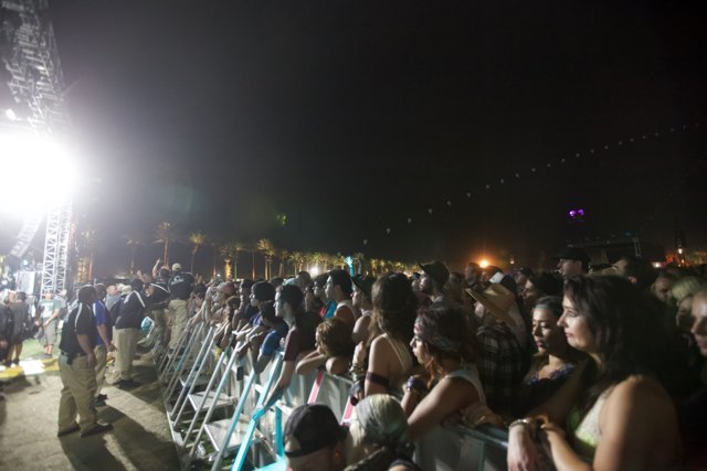 Nighttime Crowd at Coachella