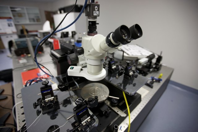 Microscope in USC Laboratory