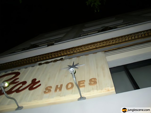 Shoe Sign in the City