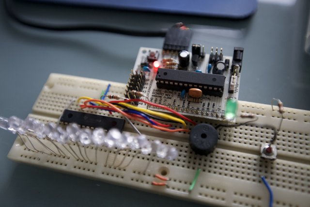 Blinking LED Circuit Board