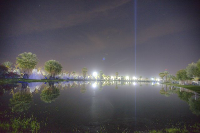 Night Lights on Lake
