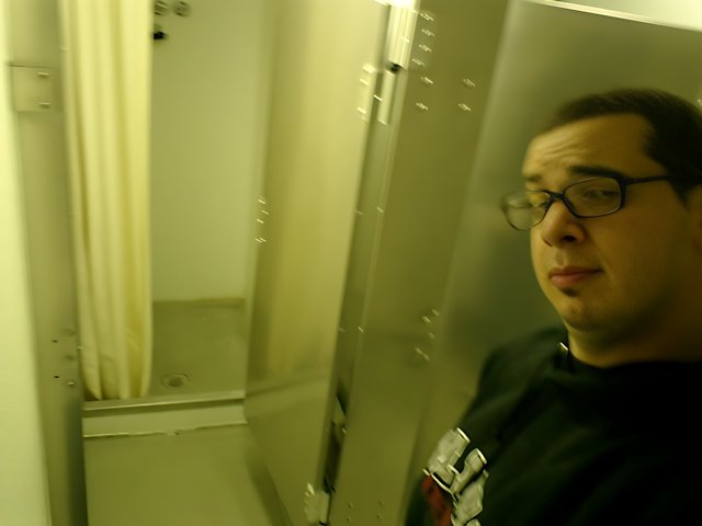 Dave B in the Bathroom
