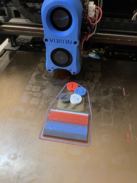 Blue Speaker with Sticker
