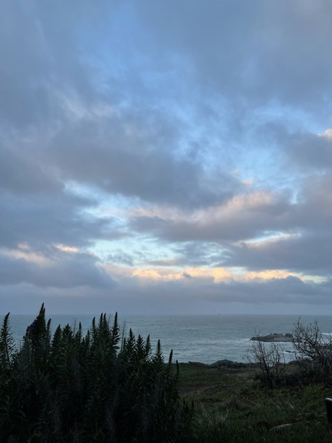 Majestic View of the Ocean and Sky from Jenner Hill
